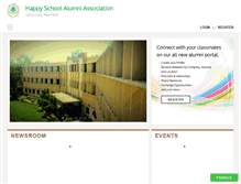 Tablet Screenshot of happyschoolalumni.com
